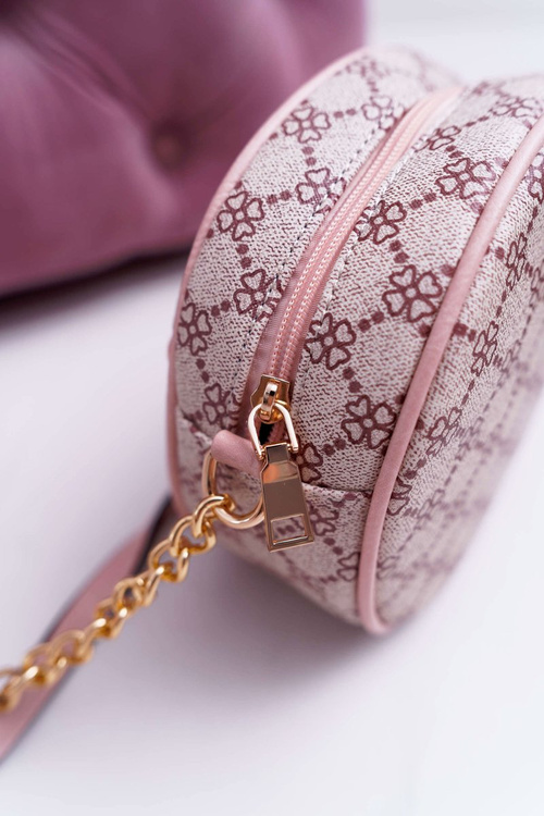 kabelka kulatá taška růžová