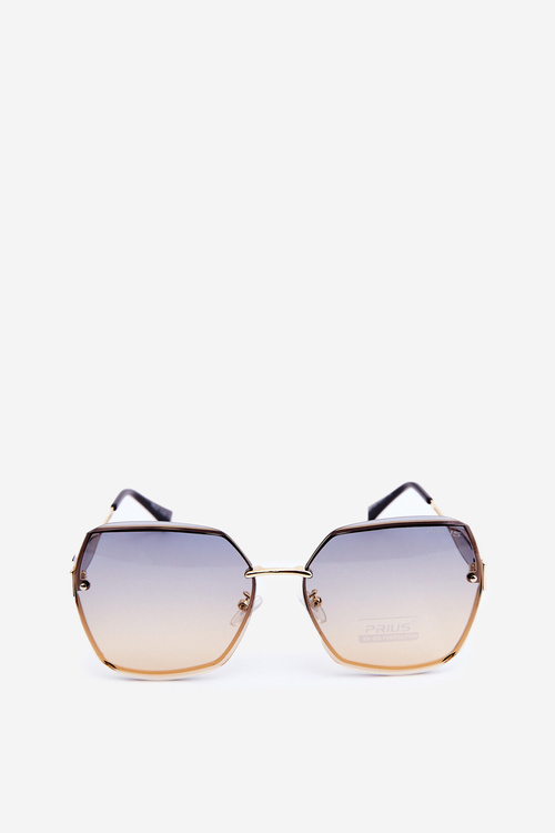 Dámske Slnečné Okuliare S Odtieňovanými Sklami UV400 Zlaté