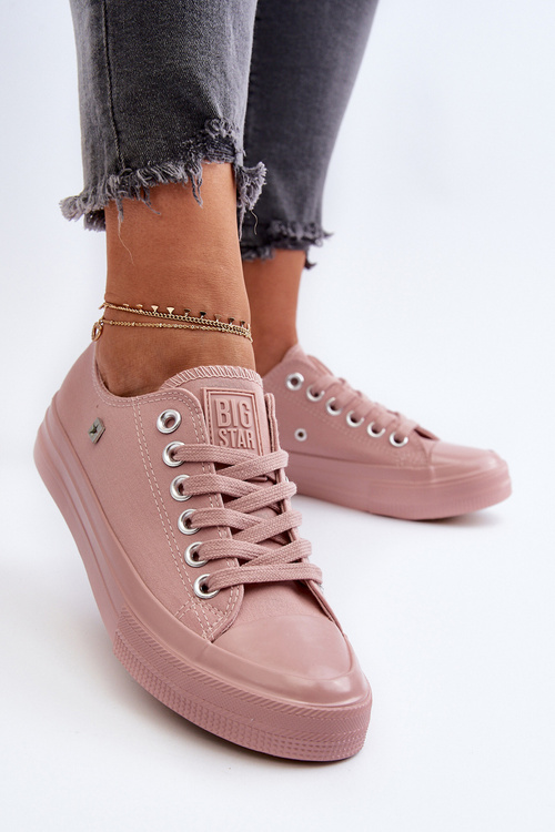 Klasické Dámske Tenisky Big Star NN274291 Ružové