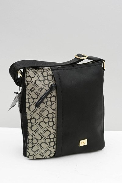 Priemerná čierna kabelka Nobo Dámska