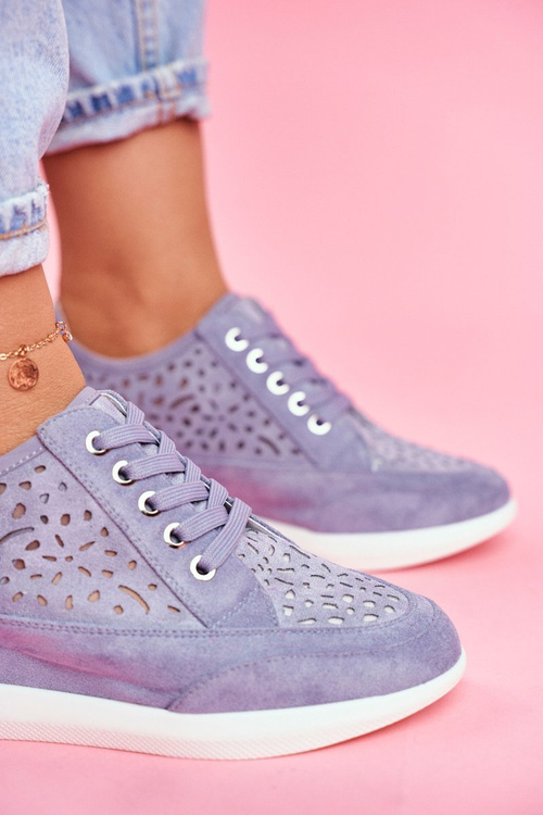 Dámská Obuv Sneakers Sergio Leone Modrá PB122