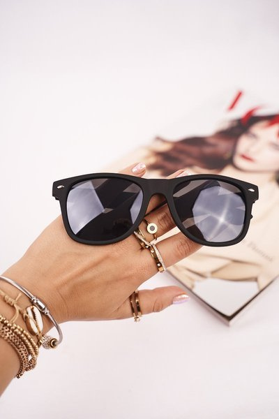 Sluneční Brýle černé Matné Unisex