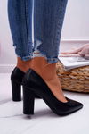 Dámske pumpy na čiernom femmini Post