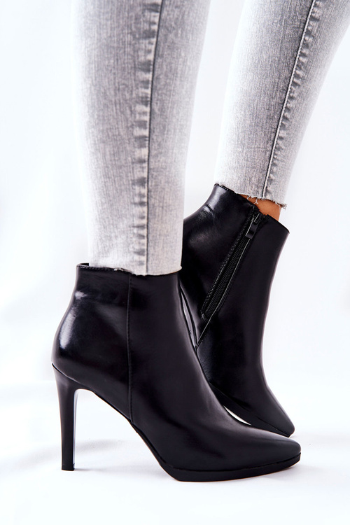 Dámské Kotníkové Boty Na Podpatku Sergio Leone BT501