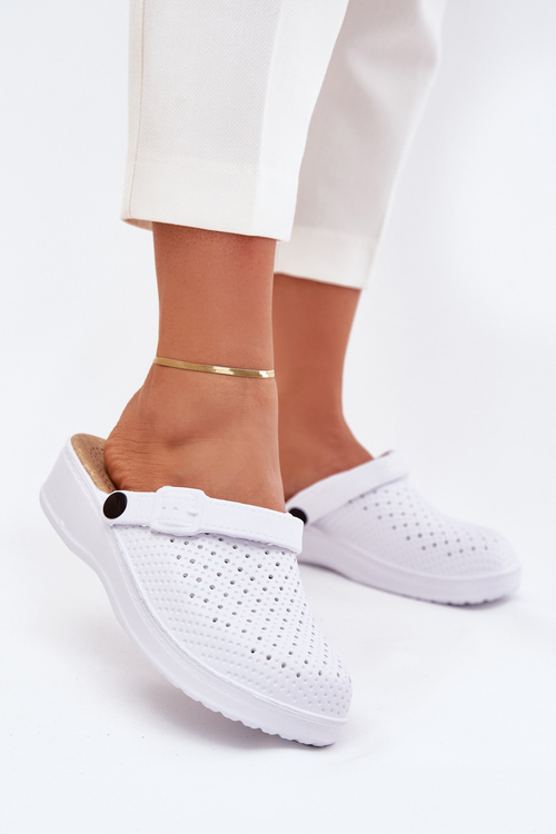 Pěnové Klapky Dámske Biele Faylina