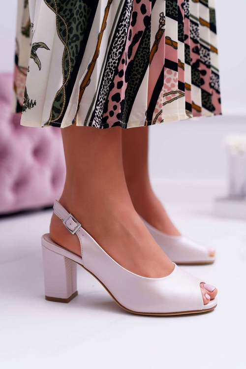 Dámske sandále na Sergio Leone SK765 Pink Pink Pearl Vime Pearl