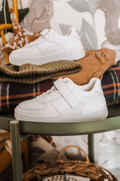 Dětská Sportovní Obuv Na Suchý Zip Bílé Airy