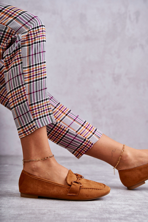 Semišové mokasíny se zdobením velbloudí Santi