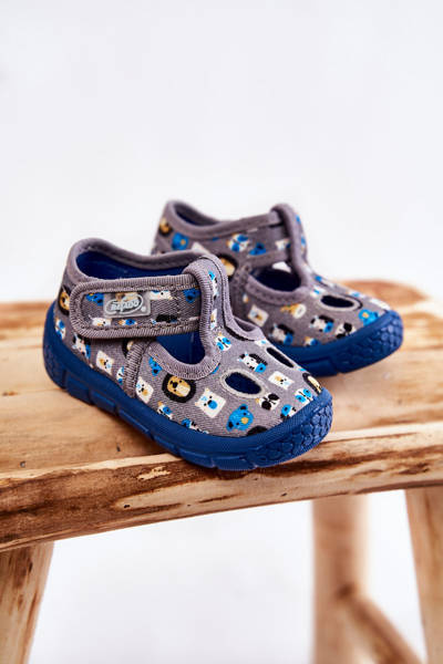 PAPCI topánky Befado Animals 533p020 šedá