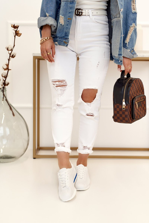 Dámská Sportovní Obuv Sneakersy Bílé Nova