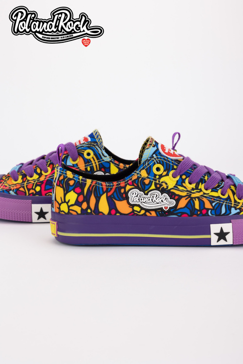 Tenisky Pol'and'Rock Festival X Big Star SS274905 Fialové