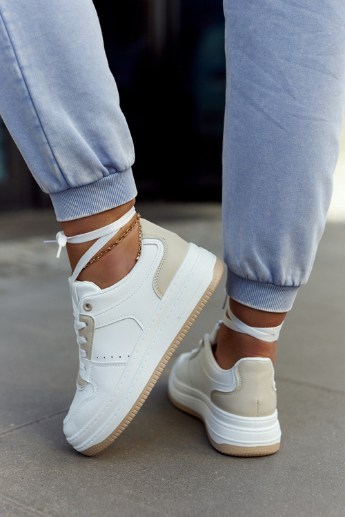 Dámská sportovní obuv bílá a béžová New Haven