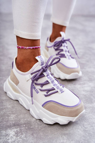 Dámské tenisky Memory Foam System Big Star KK274029 Bíle