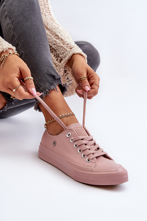 Klasické Dámske Tenisky Big Star NN274291 Ružové