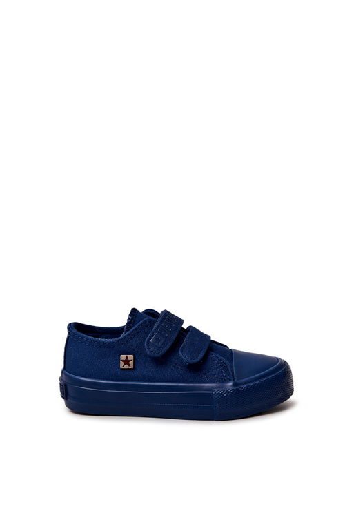Detská klasická veľká hviezda JJ374044 Navy Blue tenisky