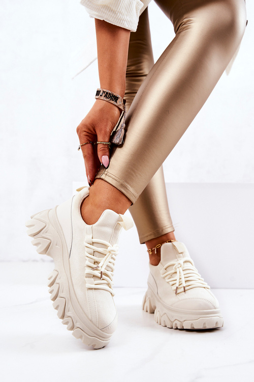 Dámská Sportovní Obuv Sneakersy světle béžove Miles