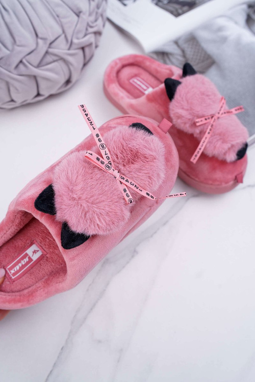 Dámska papci s kožušinovou mačičkou