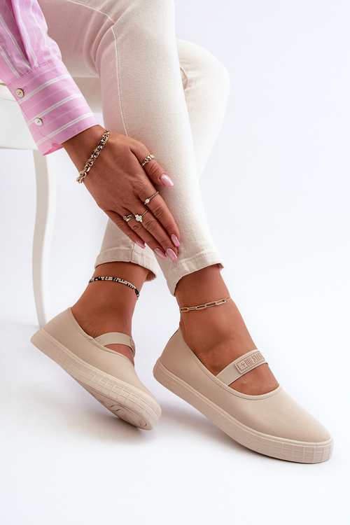 Dámske tenisky Big Star NN274602 Bežové