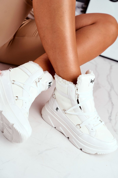 Dámské Sněhule Sneakersy Bílé Missy