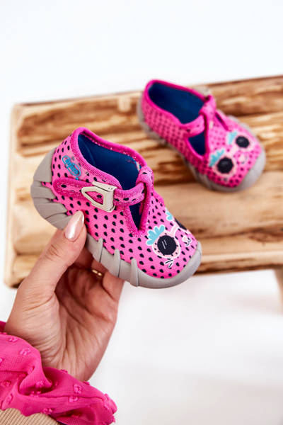 Befado papci topánky jahody 110p455 ružové