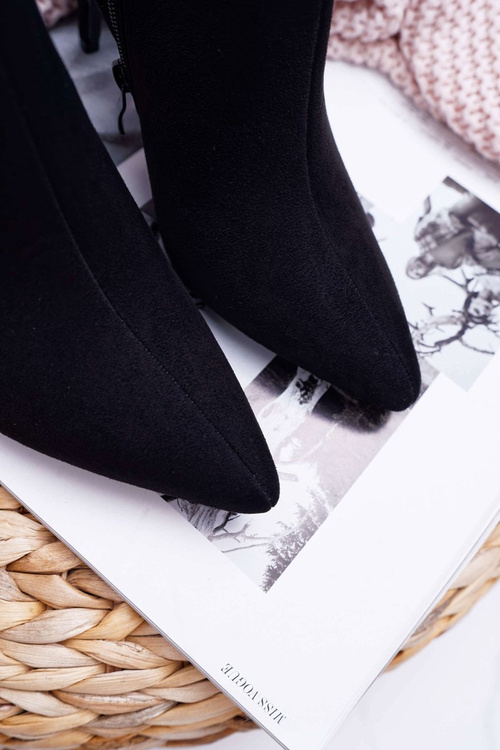 Dámské Kotníkové Boty Na Podpatku Famaq