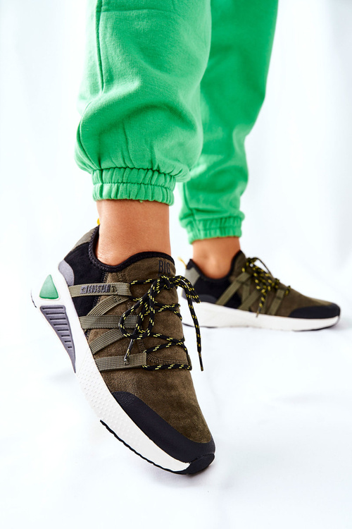 Tenisky Memory Foam Big Star II274308 Khaki