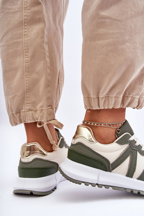 Kabama Green-Bega Dámska kožená športová topánka