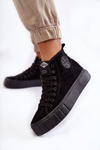 Vysoké tenisky Lee Cooper LCJ-22-31-1432L Black