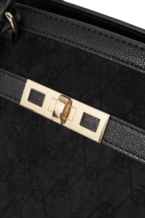 Veľká klasická kabelka NOBO R1710-C020 Čierna