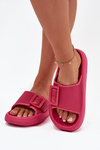 Dámske Pěnové Sandále Na Platforme S Prackou Big Star RR274A583 Fuchsie