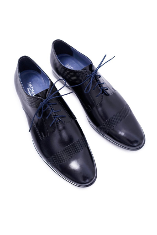 Pánske bednarek topánky elegantné kožené formálne čierne maestro