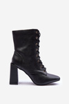 Black Divani Lace -up topánky na stĺpe