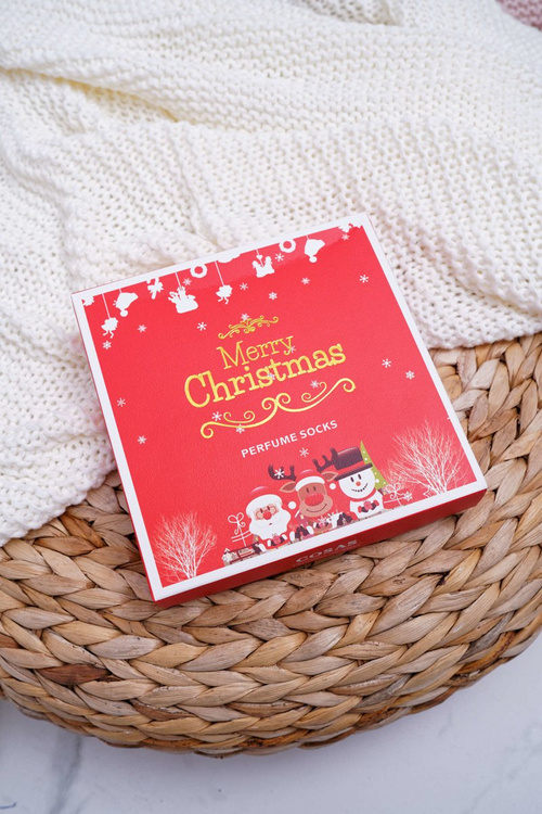 Dámské aromatické Ponožky Sada 4 Párů Vánoční COSAS A1