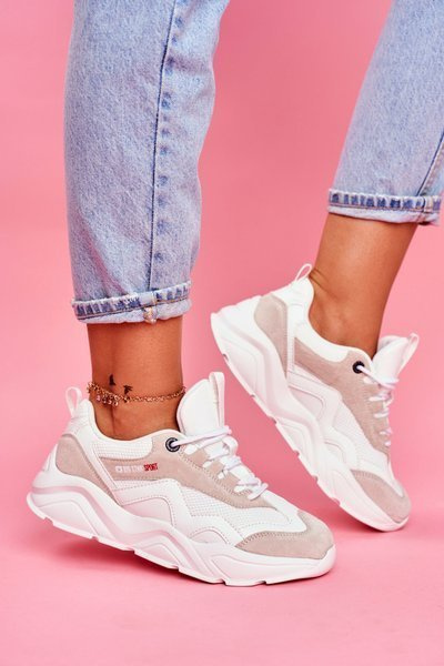 Dámská Sportovní Obuv Big Star Bílá FF274958