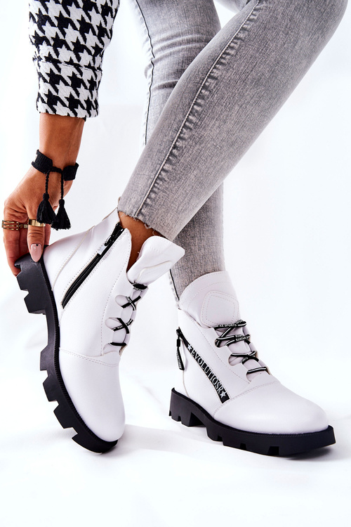 Boty S Fleecovou Podšívkou Sergio Leone White TR740