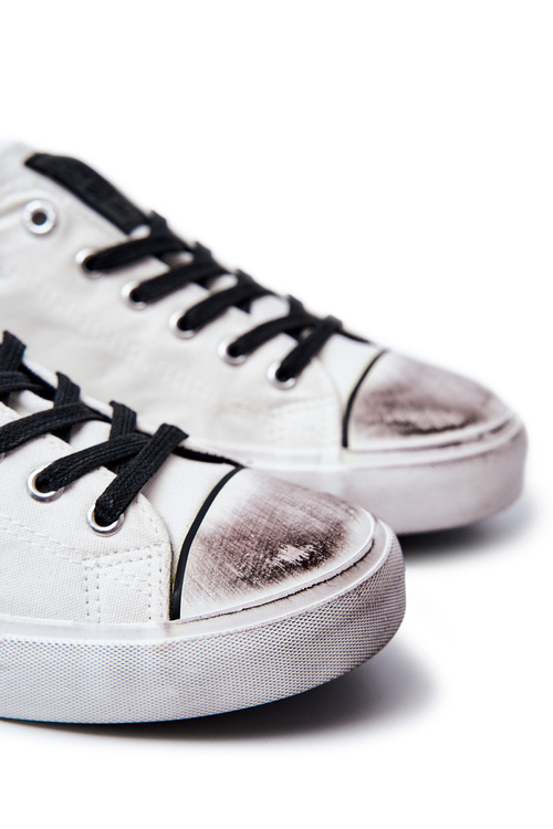 Pánské tenisky BIG STAR JJ174248 Bílo-černé