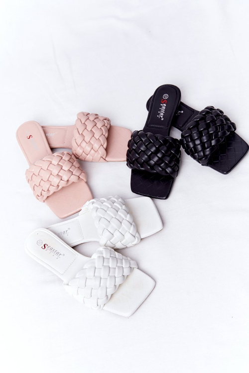 Dámské Pletené Nazouváky Bílé Cheryl