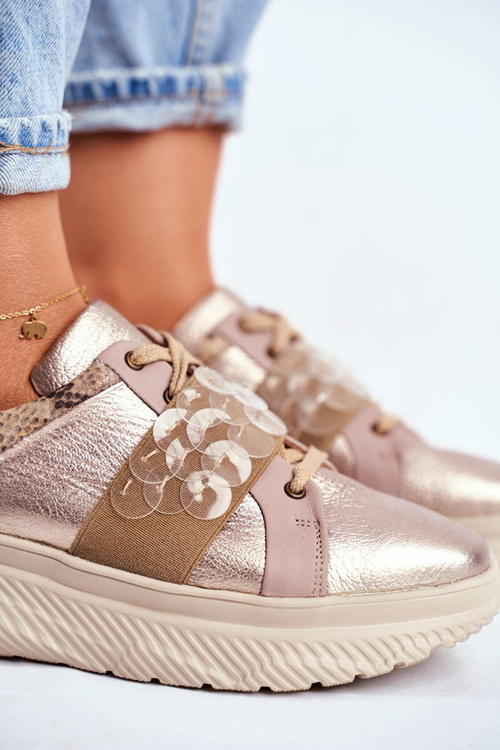 Dámská Sportovní Obuv kožená Sneakers Maciejka 04448-25