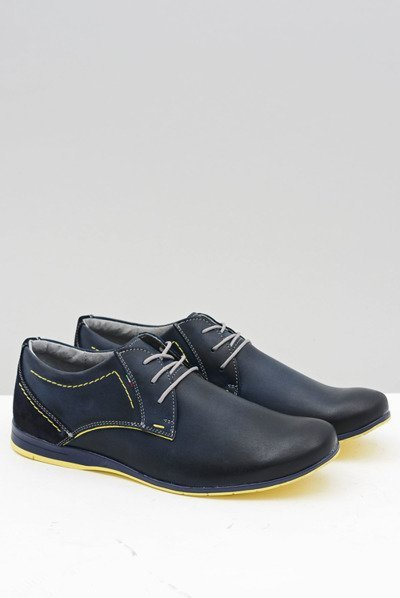 Príležitostné badoo námorné modré pánske topánky