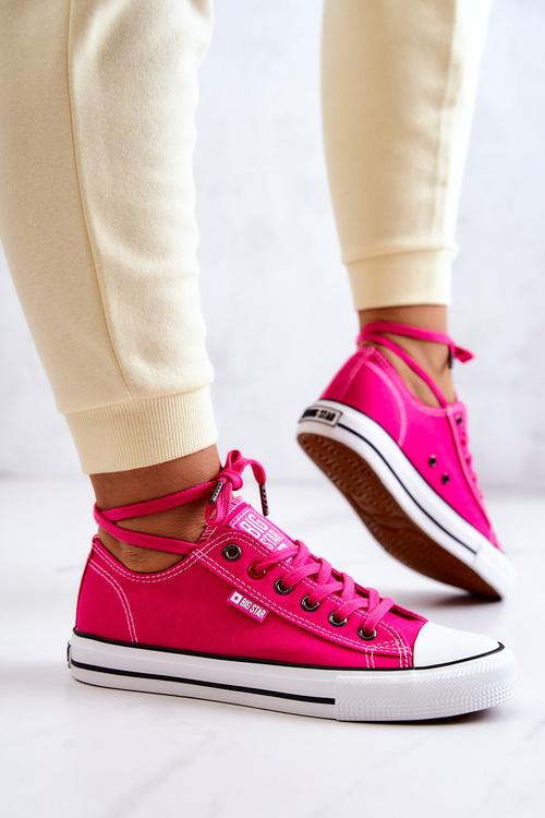 Nízke dámske tenisky Veľká hviezda JJ274A005 Fuchsia