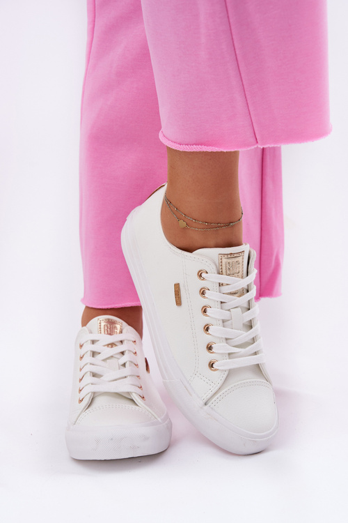 Dámske Tenisky Z Eko Kože Big Star RR274748 Biele