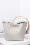 Grey Women's A4 Shoulder Bag