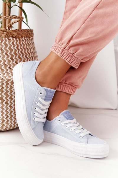 Dámske tenisky na platforme Lee Cooper LCW-21-31-0123L Blue
