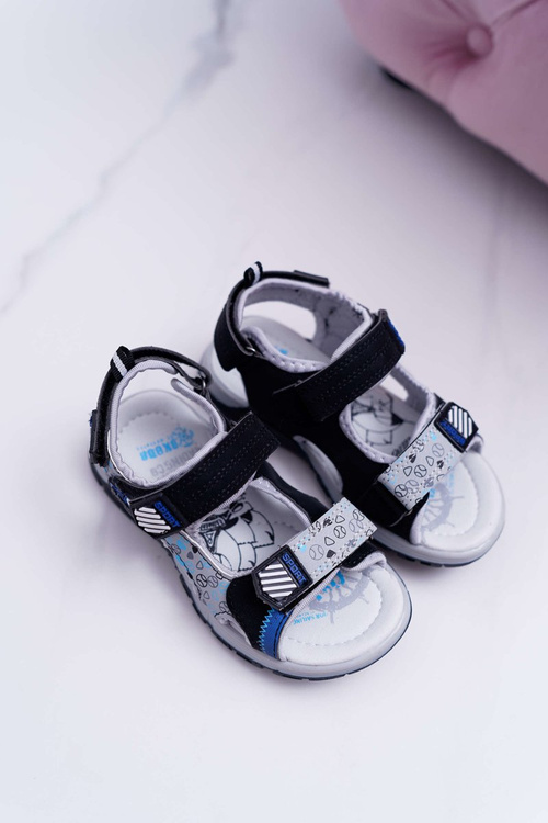 Dětská Mládež Chlapecká Sandály Suchý Zip Černé Reksio