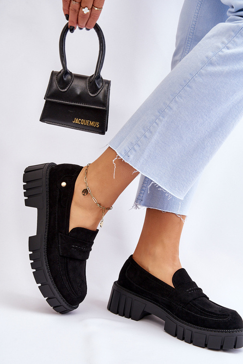 Dámské semišové nazouvací boty Černe Fiorell