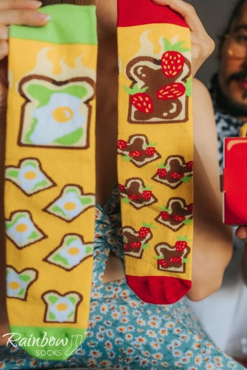 Ponožky TOASTER Rainbow Socks 1 Pár