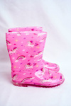 Detské gumové galoshes Pink Unicorn