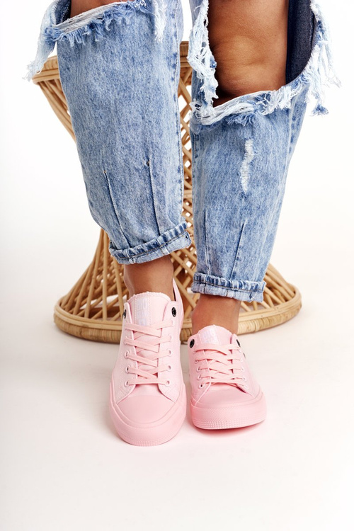 Dámské Klasické Nízké Tenisky BIG STAR AA274028 Růžové