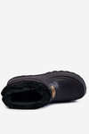 Pánské zateplené pěnové holínky do deště černé Tanyo