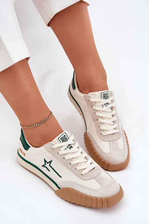 Nízké Dámské Tenisky Big Star NN274867 Béžové